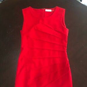 Red Calvin Klein Dress
